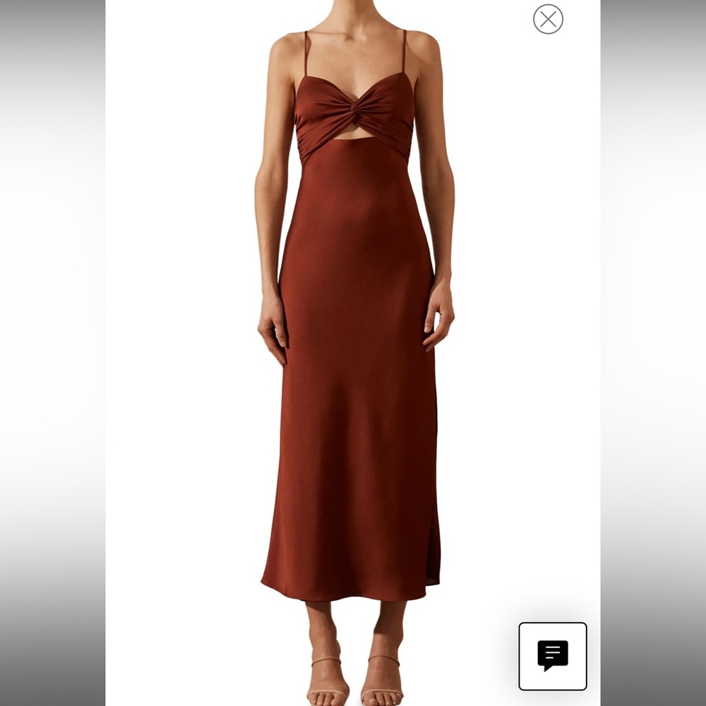 Shona Joy Twist Front cocktail dress